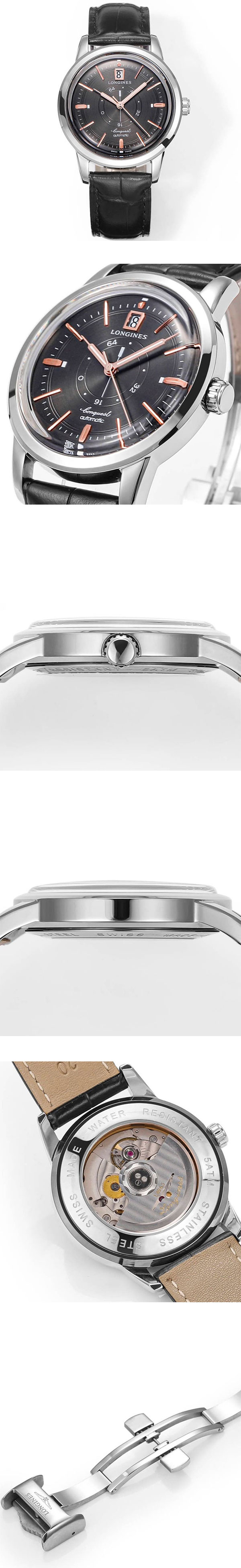 TW工場 ロンジンコピー L1.648.4.62.2 コンクエスト ヘリテージ セントラル パワーリザーブ 